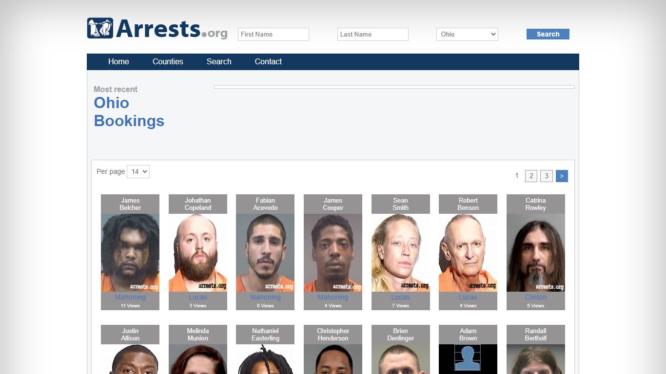 Ohio Arrests and Inmate Search